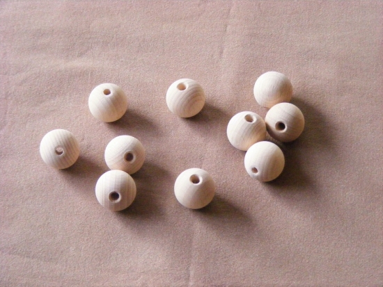 Perles bois 20mm
